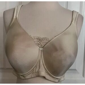 Vintage Jodee Bra Size 42C Beige Ivory Lightly Padded Cups 551